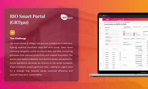 GRTgaz Smart Portal Redesign