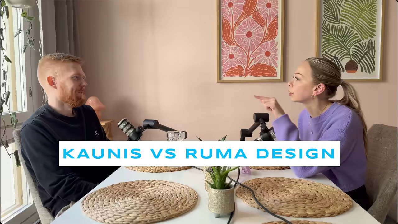 Kaunis ja epäkäytännöllinen vs ruma ja käytettävä
