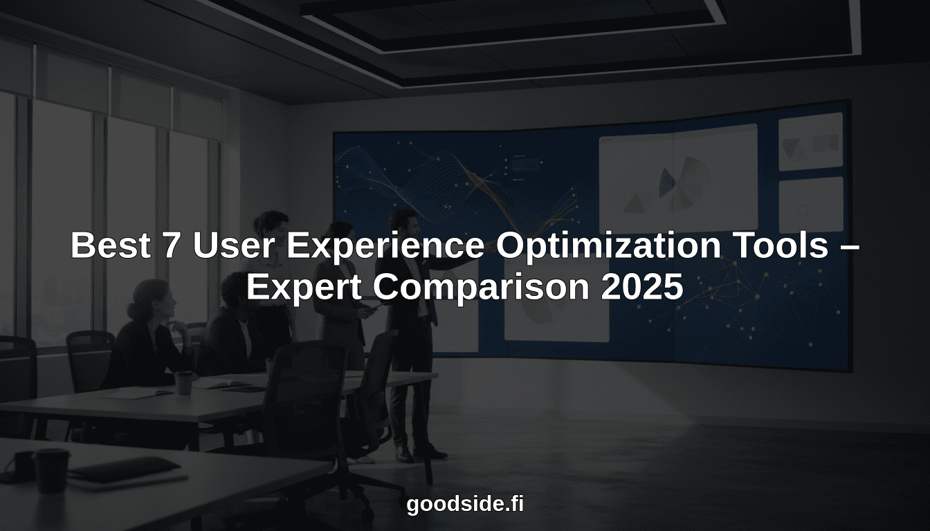 Best 7 User Experience Optimization Tools – Expert Comparison 2025