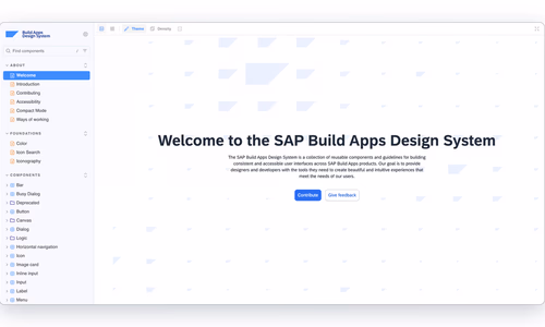 SAP Build Apps Design System