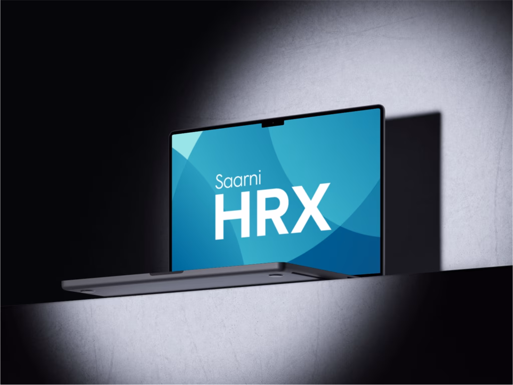 Saarni HRX's unified HR management platform interface with modern component-based design